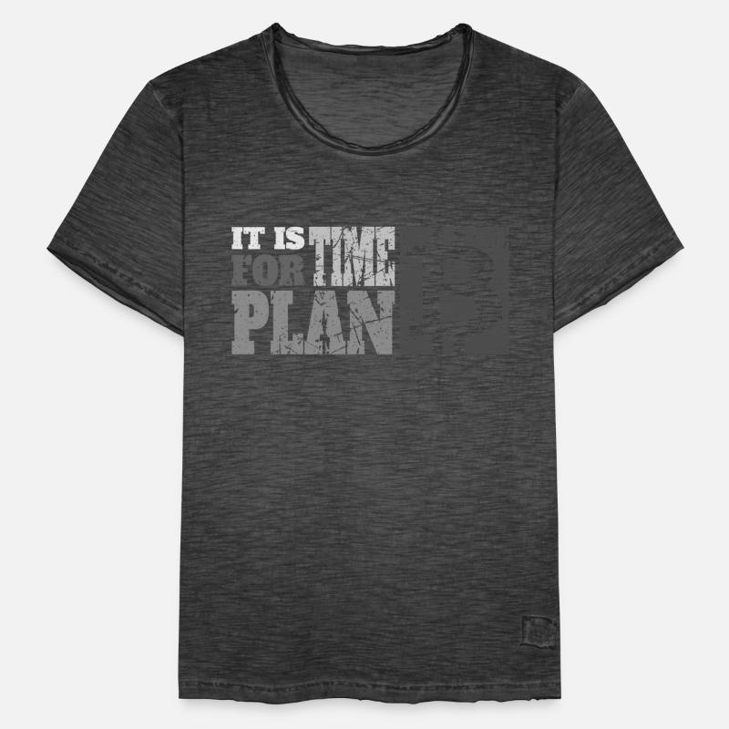 It is time for plan B - Bitcoin and crypto design Men's Vintage T-Shirt