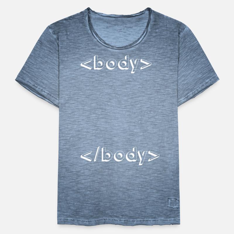 programmation html css geek T-shirt vintage Homme