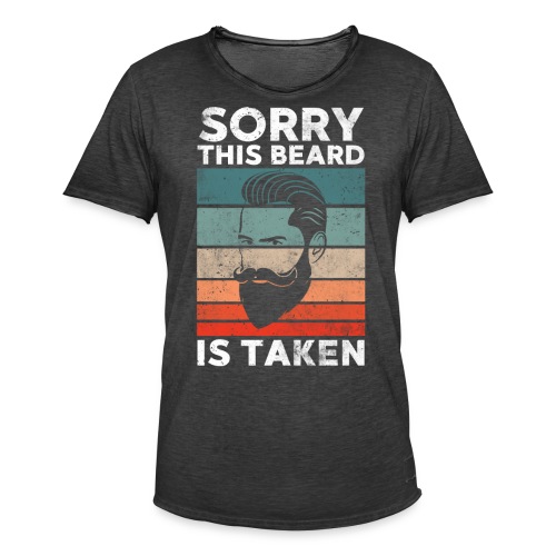 Sorry dieser Bart ist vergeben Geschenk - Männer Vintage T-Shirt