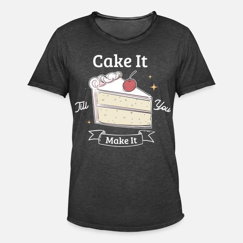 Backen Bäcker Geschenk - Männer Vintage T-Shirt - Vintage Schwarz