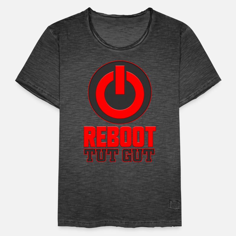Informatiker & Systemadmin - Reboot Tut Gut Männer Vintage T-Shirt