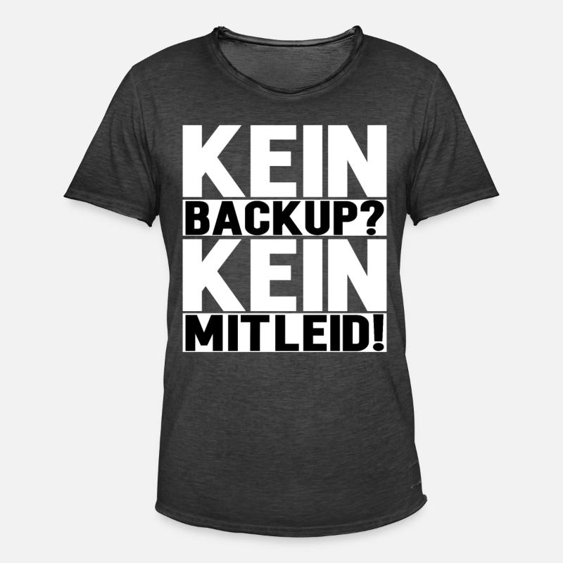 Programmierer Informatiker Informatik - Männer Vintage T-Shirt - Vintage Schwarz