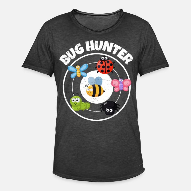 Bug Collecting Bug Hunter - Männer Vintage T-Shirt - Vintage Schwarz