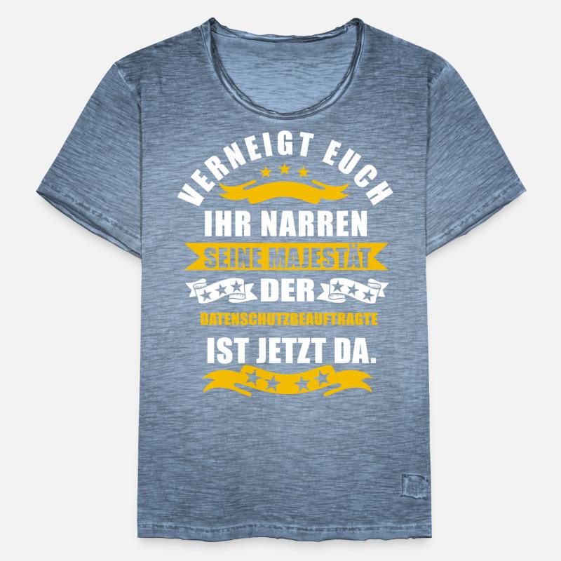Lustige Datenschutzbeauftragte Spruch Männer Vintage T-Shirt