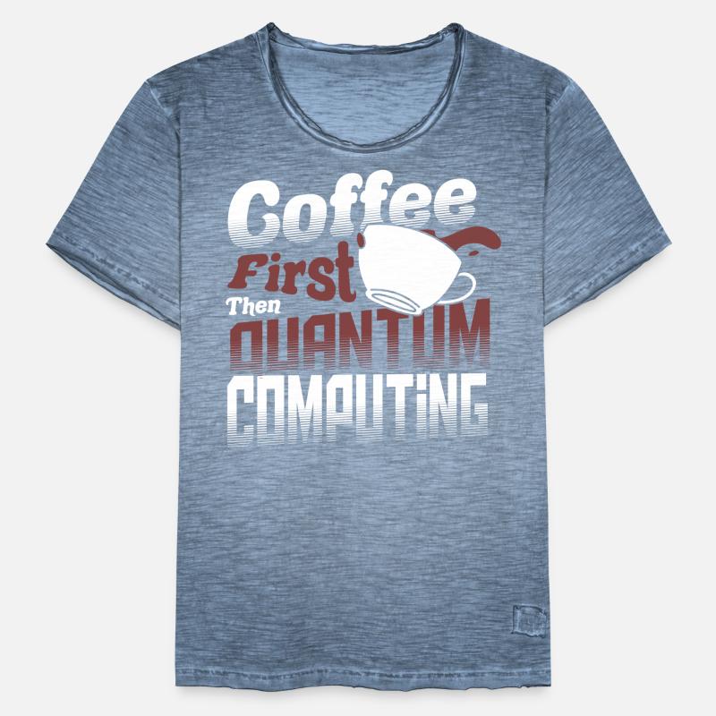 Quantum Computer Science Men's Vintage T-Shirt