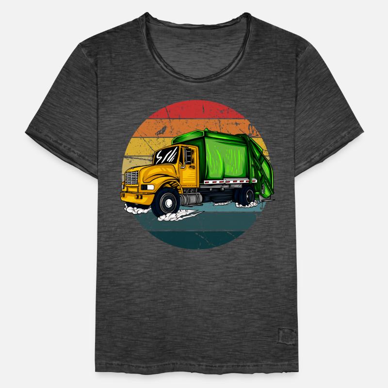 Müllmann Geschenk Müll Müllabfuhr Abfall Beruf Männer Vintage T-Shirt