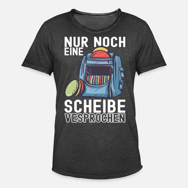 Disc Golf Disc Golfer - Männer Vintage T-Shirt - Vintage Schwarz