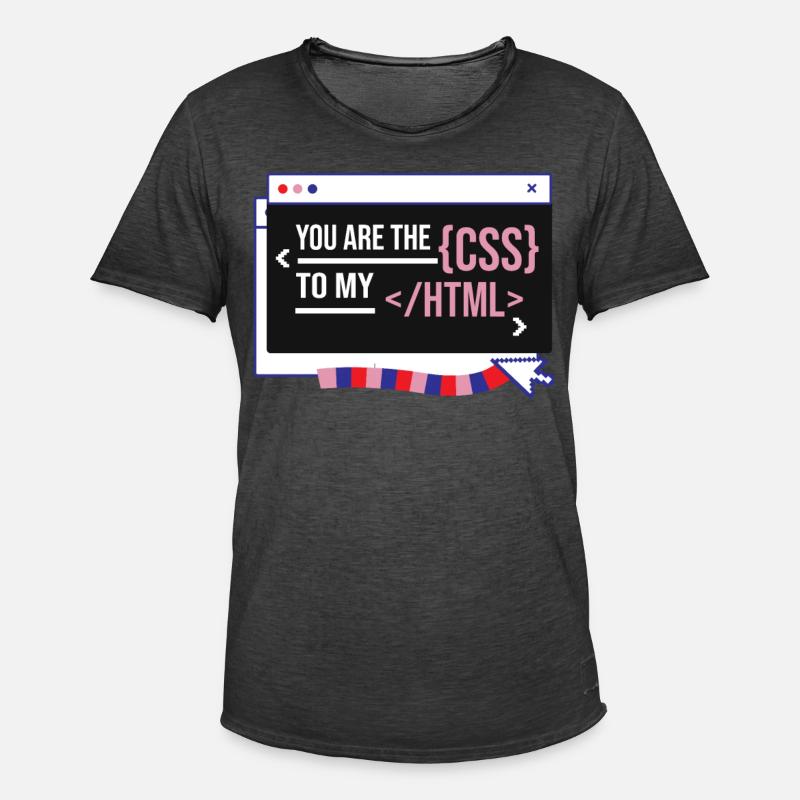 Software Developer Engineer - Men's Vintage T-Shirt - washed black