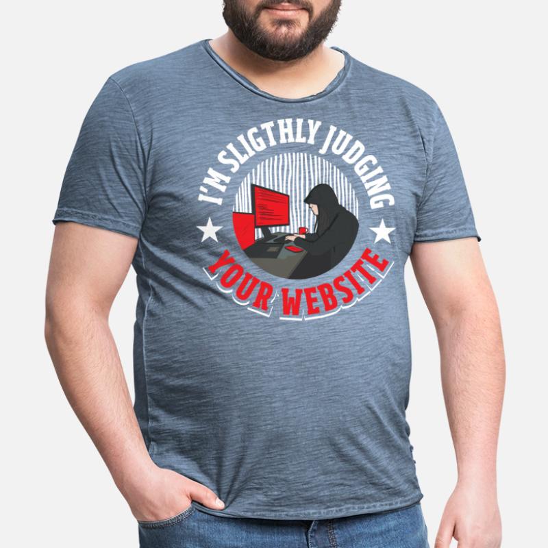 Software Entwickler Coder Männer Vintage T-Shirt