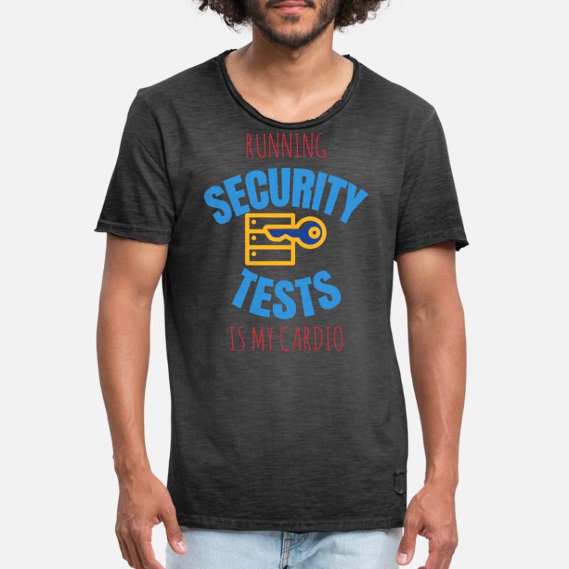 Cybersecurity - IT Security Computer Scientist Men's Vintage T-Shirt