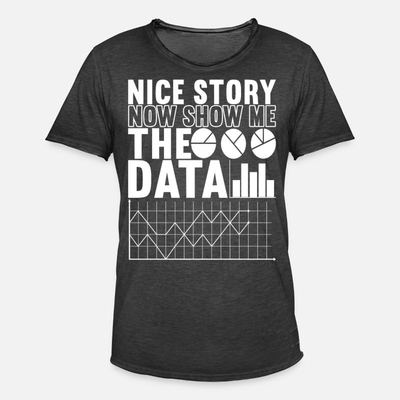Data Scientist Data Analyst - Männer Vintage T-Shirt - Vintage Schwarz
