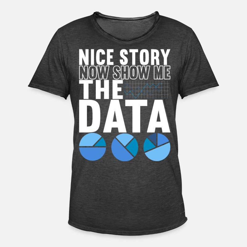 Data Scientist Data Analyst - Männer Vintage T-Shirt - Vintage Schwarz