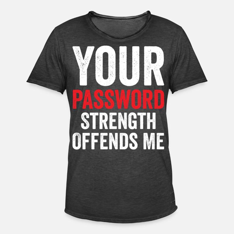Cybersecurity Computer Security Cybersecurity - Men's Vintage T-Shirt - washed black
