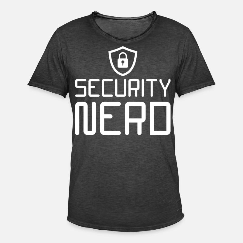 Cybersecurity Computer Security Cybersecurity - Men's Vintage T-Shirt - washed black