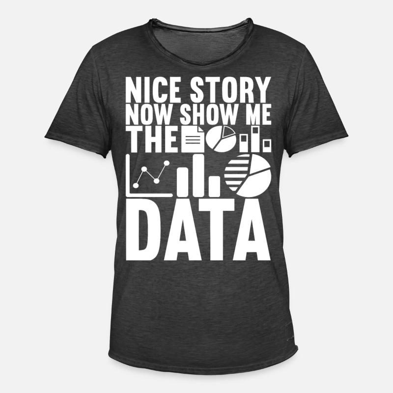 Data Scientist Data Analyst - Men's Vintage T-Shirt - washed black