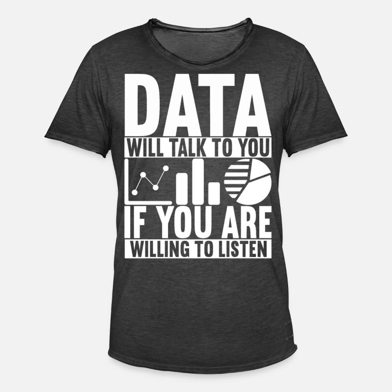 Data Scientist Data Analyst - Männer Vintage T-Shirt - Vintage Schwarz