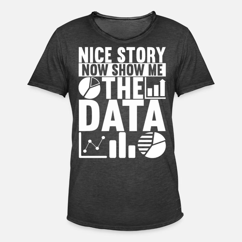 Data Scientist Data Analyst - Männer Vintage T-Shirt - Vintage Schwarz