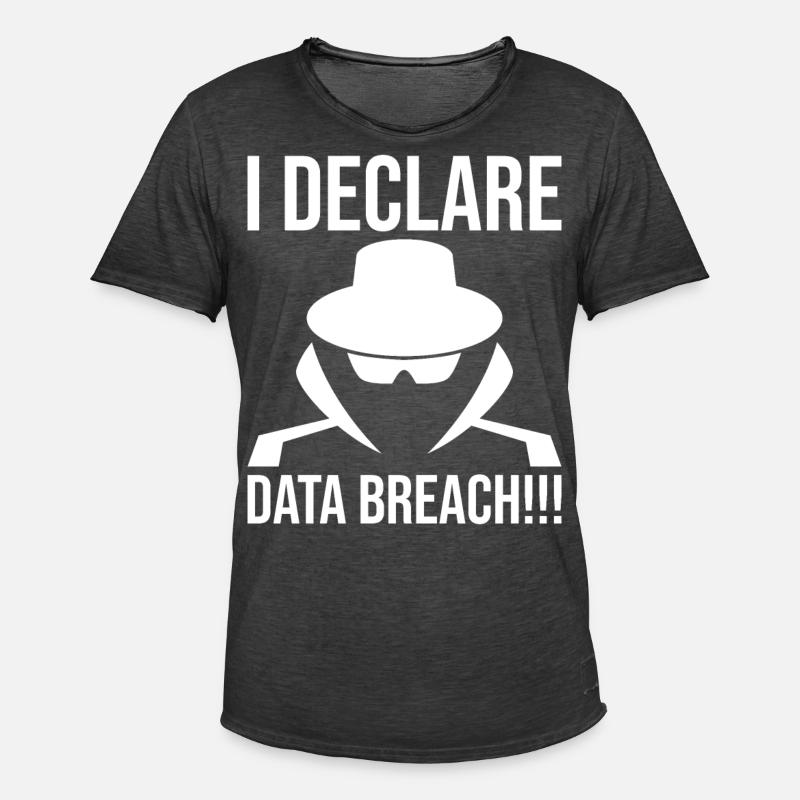 Cybersecurity Computer Security Cybersecurity - Men's Vintage T-Shirt - washed black