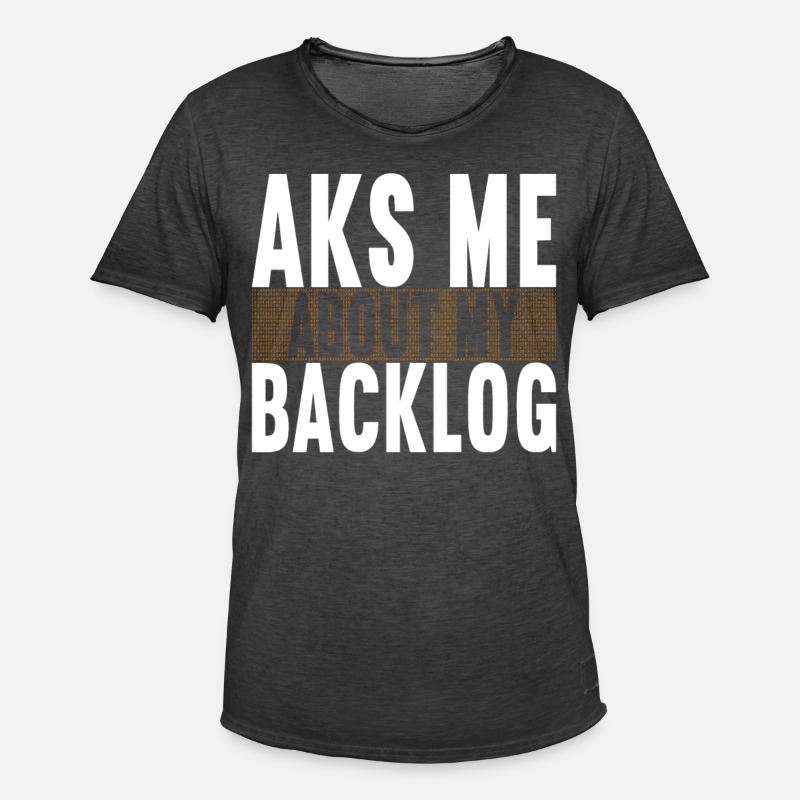 Programmierer Informatiker - Männer Vintage T-Shirt - Vintage Schwarz