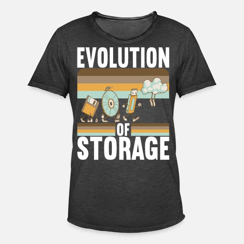 Programmierer Informatiker - Männer Vintage T-Shirt - Vintage Schwarz