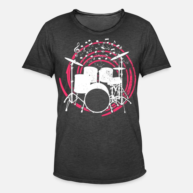 Drummers Drummers Drummers Drummers - Men's Vintage T-Shirt - washed black