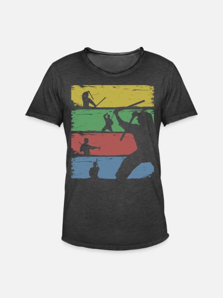 Arnis Balintawak Escrima Kampfkunst - Männer Vintage T-Shirt - Vintage Schwarz