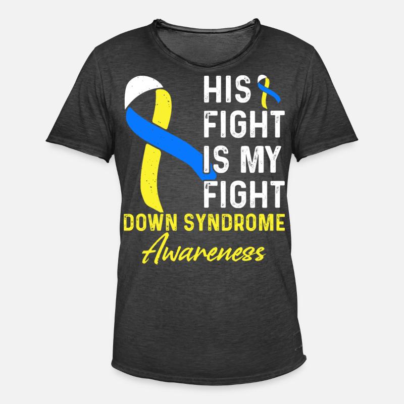 Down-syndrom Bewusstsein - Männer Vintage T-Shirt - Vintage Schwarz
