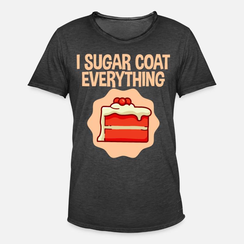 I Sugar Coat Everything 4 - Männer Vintage T-Shirt - Vintage Schwarz