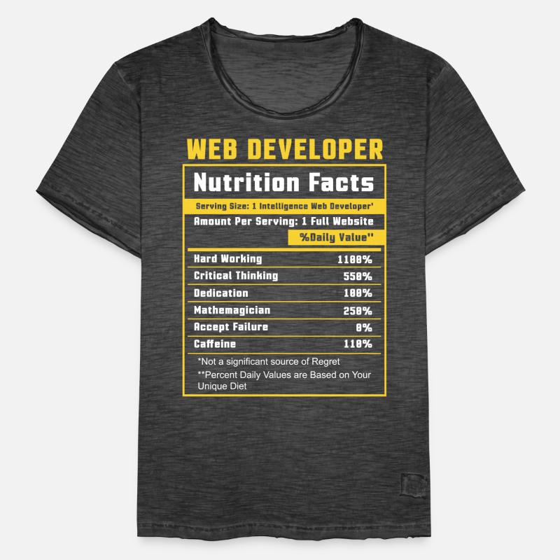 Webentwickler Website-entwicklung It-programmierer Männer Vintage T-Shirt