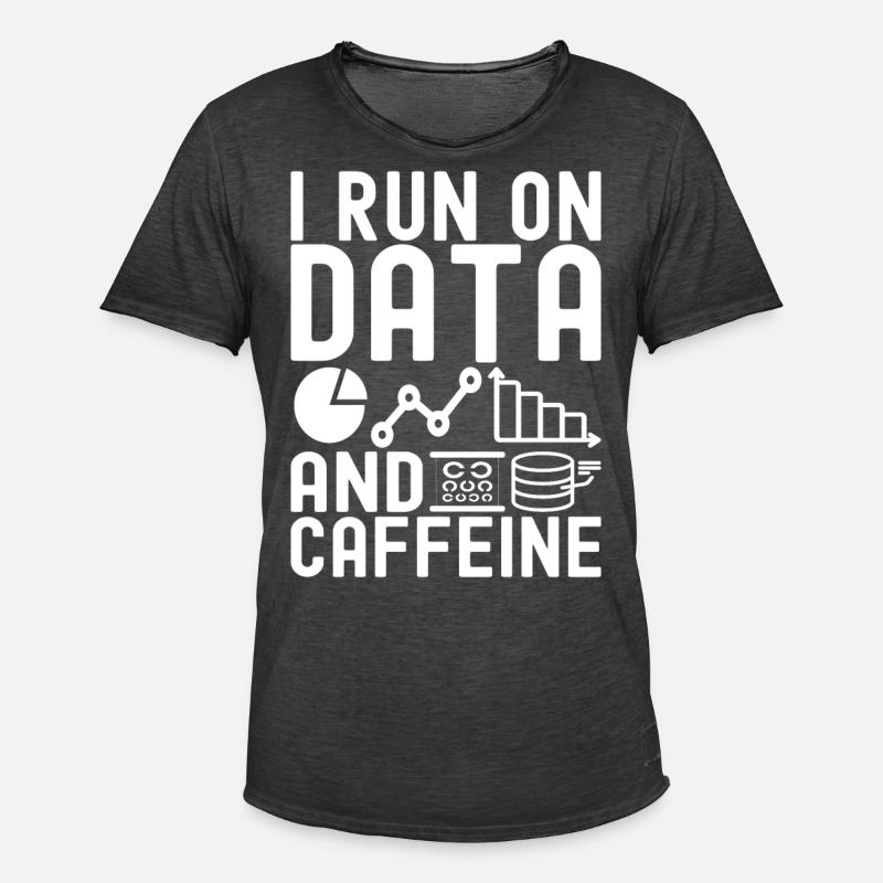Data Science Datenanalyst - Männer Vintage T-Shirt - Vintage Schwarz
