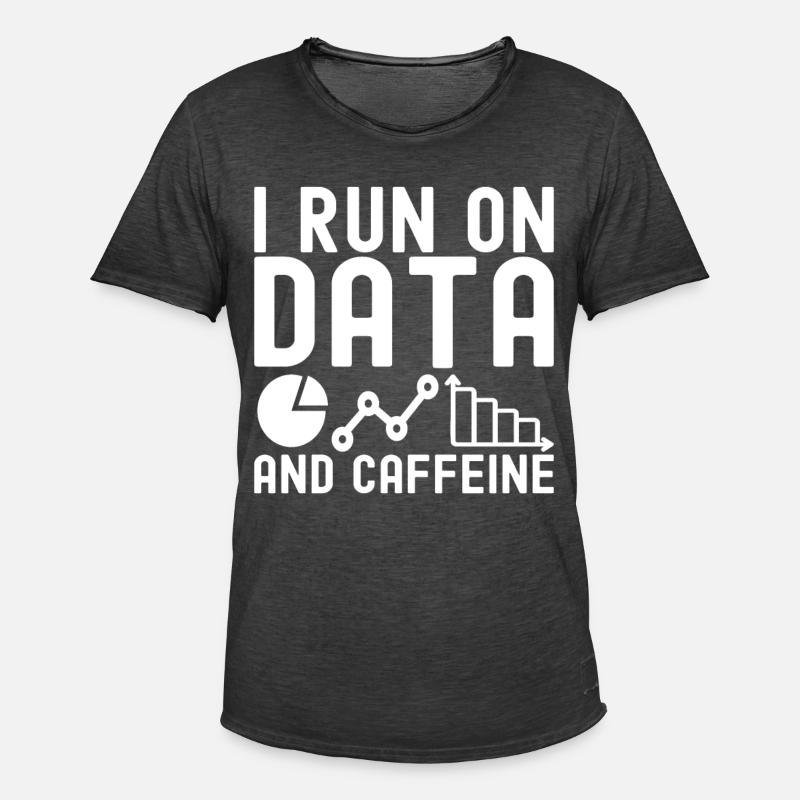 Data Science Datenanalyst - Männer Vintage T-Shirt - Vintage Schwarz