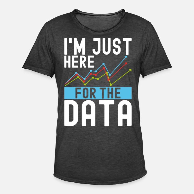 Data Science Datenanalyst - Männer Vintage T-Shirt - Vintage Schwarz