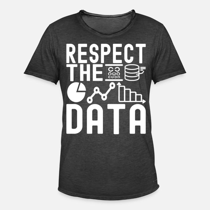 Data Science Datenanalyst - Männer Vintage T-Shirt - Vintage Schwarz