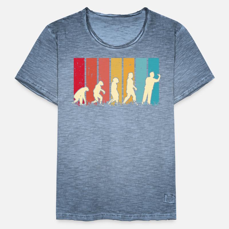 Dart Evolution Darter Dartpfeile Männer Vintage T-Shirt