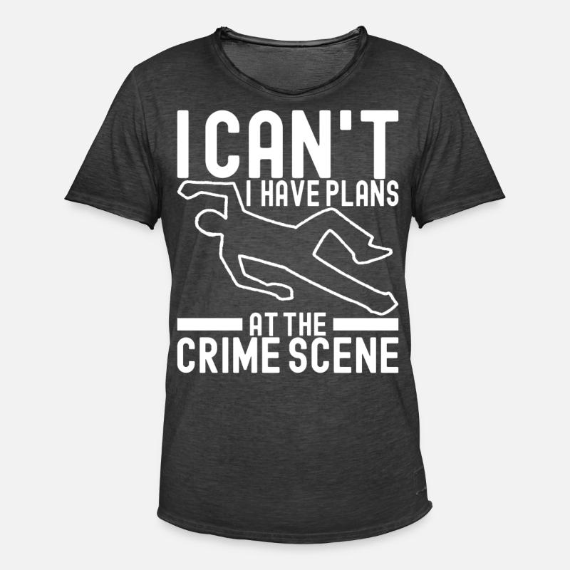 Forensics Forensic Scientist - Men's Vintage T-Shirt - washed black