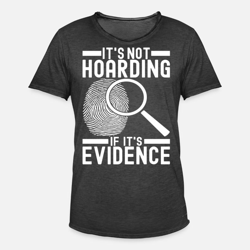 Forensics Forensic Scientist - Men's Vintage T-Shirt - washed black