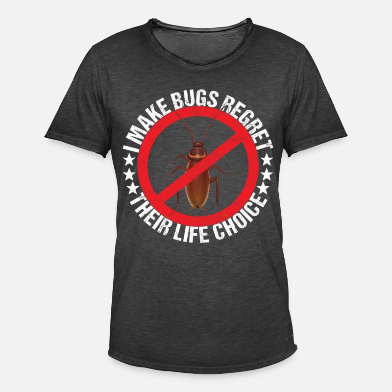 Schädlingsbekämpfung Kammerjäger - Männer Vintage T-Shirt - Vintage Schwarz