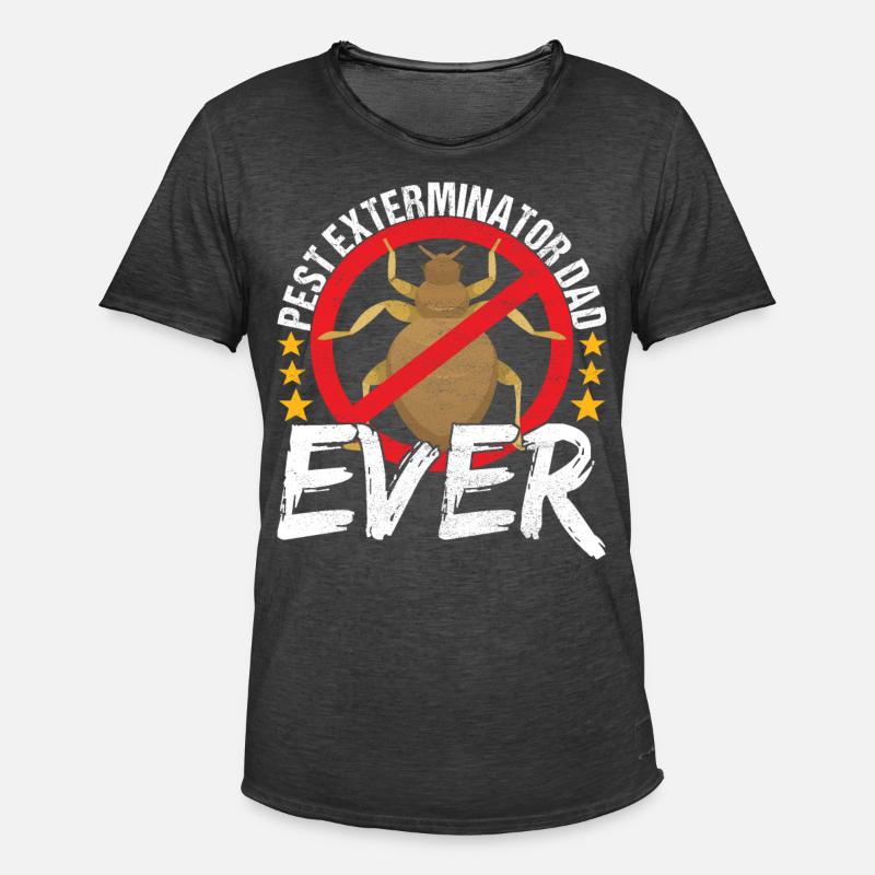 Schädlingsbekämpfung Kammerjäger - Männer Vintage T-Shirt - Vintage Schwarz