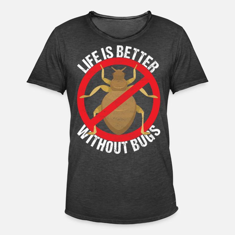 Schädlingsbekämpfung Kammerjäger - Männer Vintage T-Shirt - Vintage Schwarz