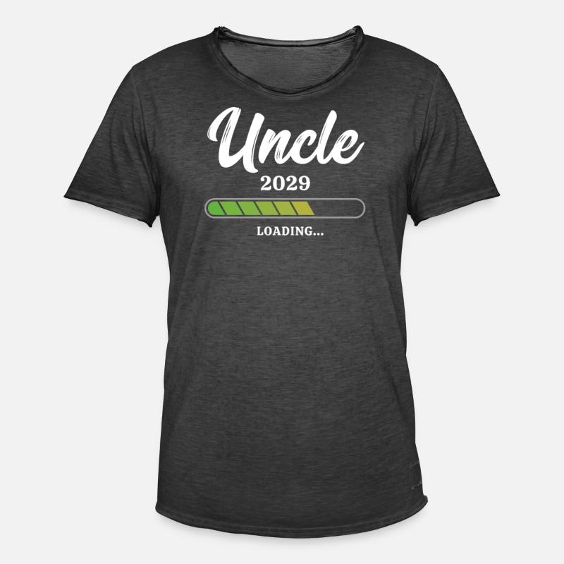 Uncle Loading 2029 - Männer Vintage T-Shirt - Vintage Schwarz