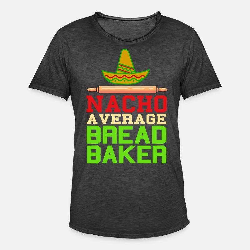 Nacho a verage bread baker - Männer Vintage T-Shirt - Vintage Schwarz