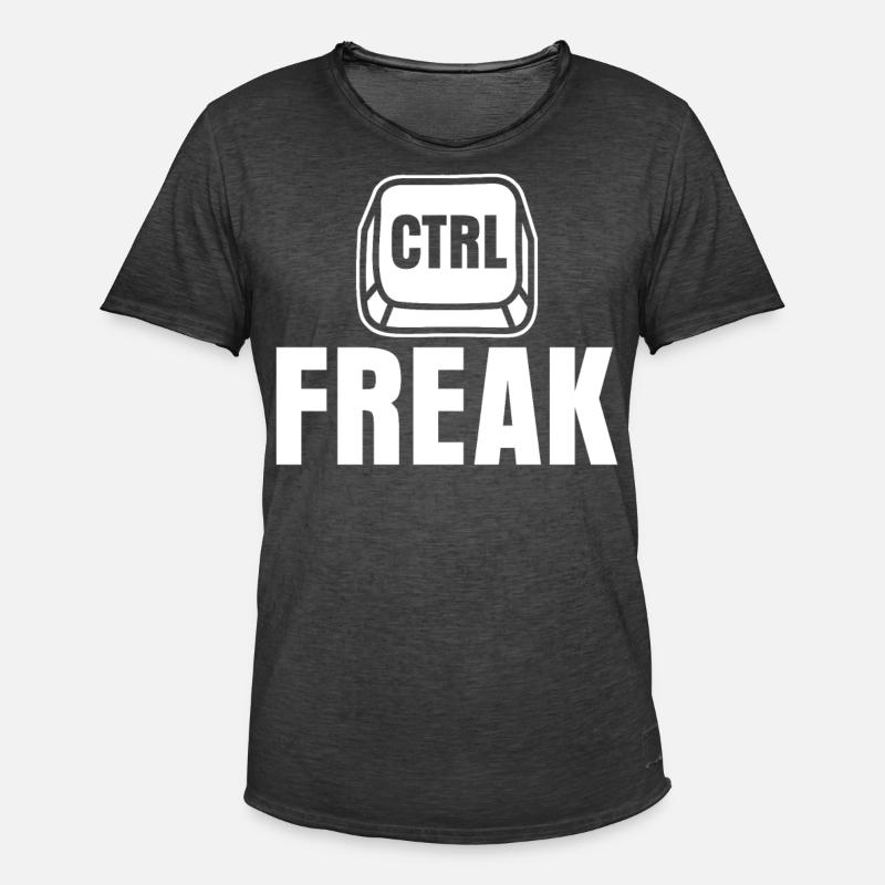 Computer Scientist Admin Programmer - Men's Vintage T-Shirt - washed black