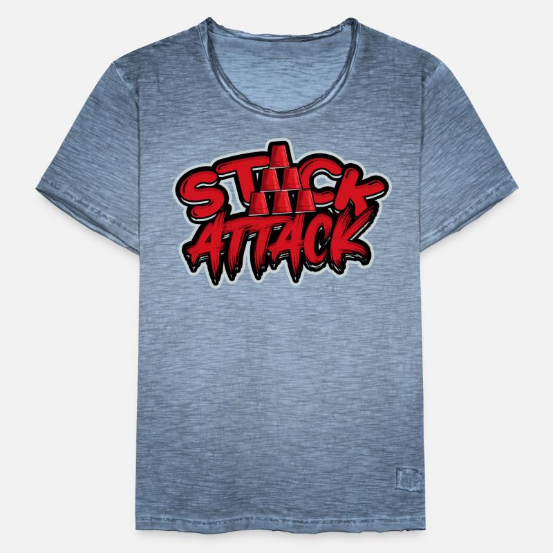Stack Attack Speed Stacker Cup Stacking Männer Vintage T-Shirt