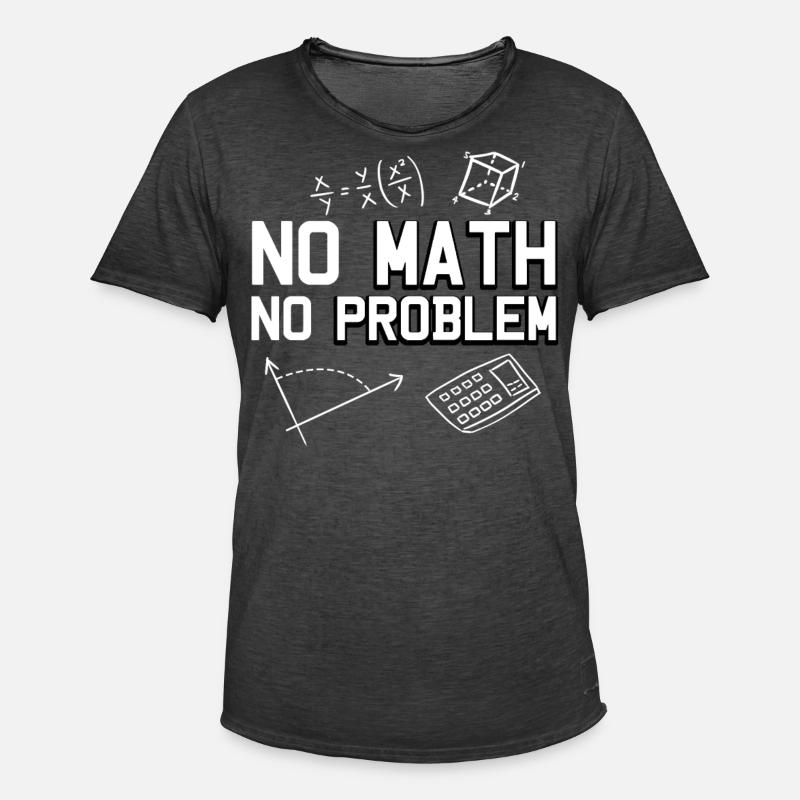 Maths Mathematics Physics Math Teacher - Männer Vintage T-Shirt - Vintage Schwarz