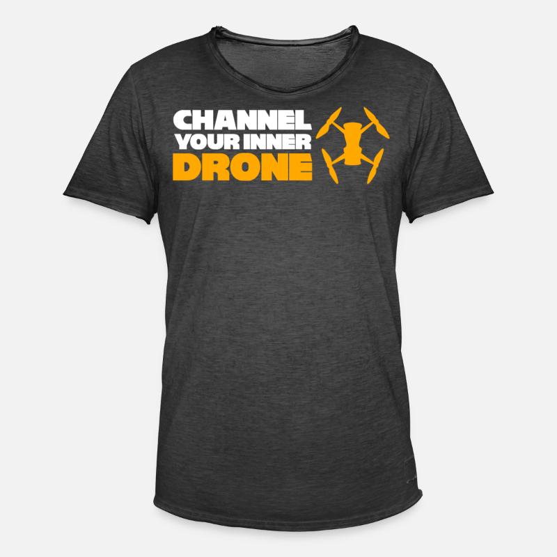FPV Drone Drones Quadrocopter Pilot - Männer Vintage T-Shirt - Vintage Schwarz