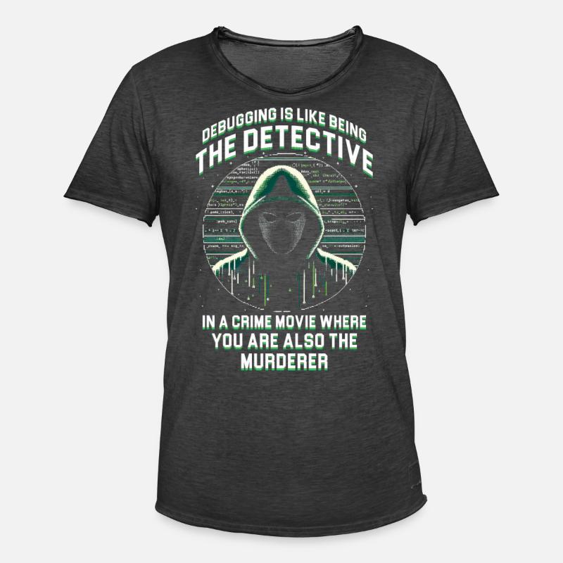 Penetrationstester Penetration Tester Debugging - Men's Vintage T-Shirt - washed black