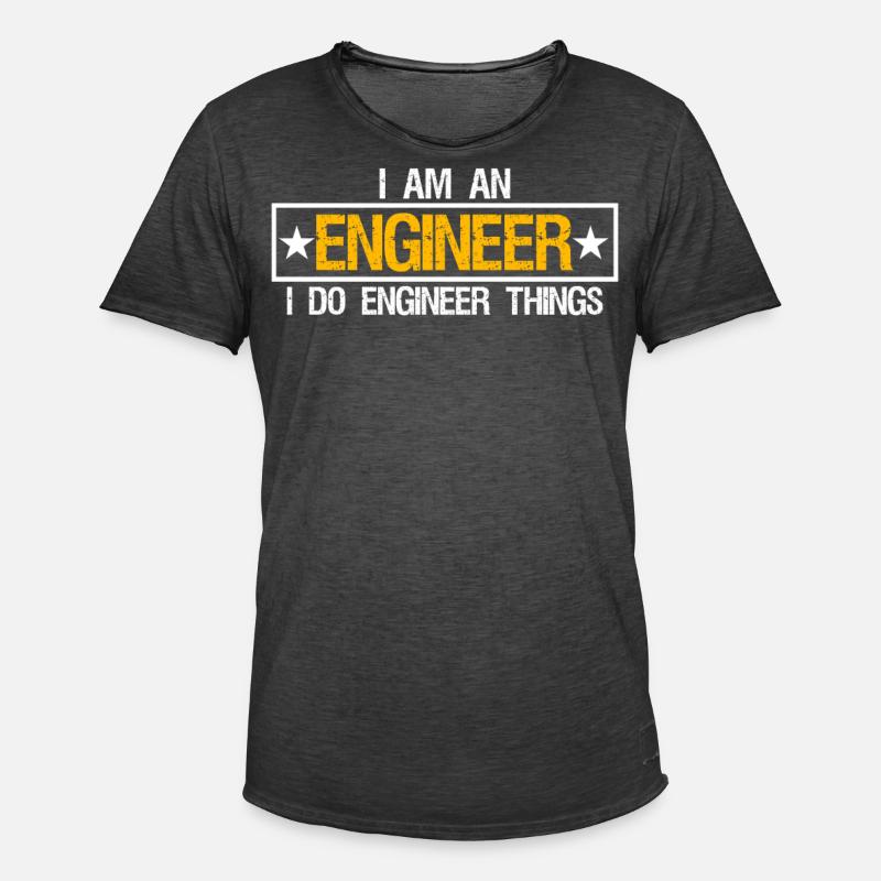 Mechanical Engineer Engineering - Männer Vintage T-Shirt - Vintage Schwarz
