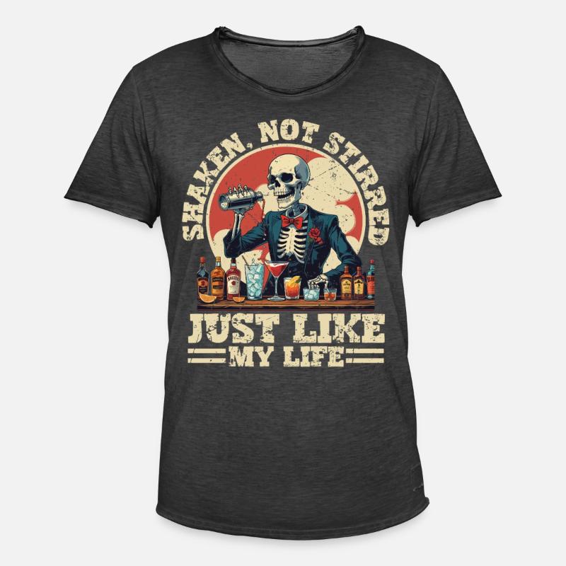 Bartender Bartender Bartending - Men's Vintage T-Shirt - washed black
