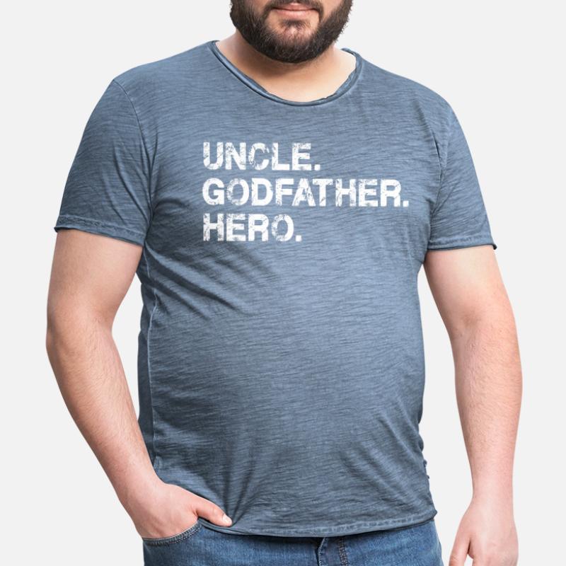 Onkel Pate Geschenk Held Geschenk für Onkel oder Bruder Männer Vintage T-Shirt