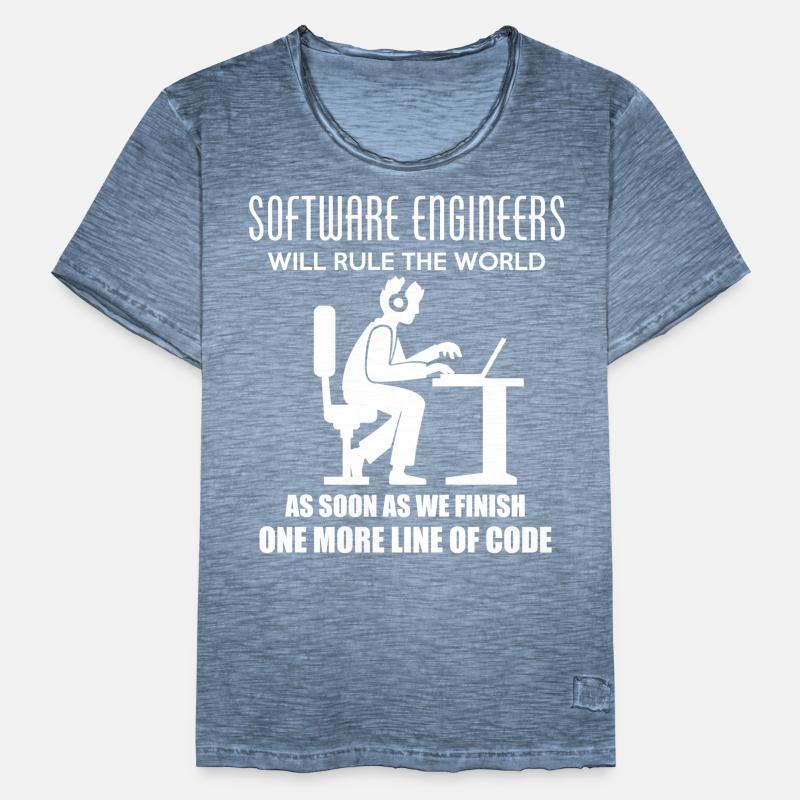 Software Engineer Männer Vintage T-Shirt